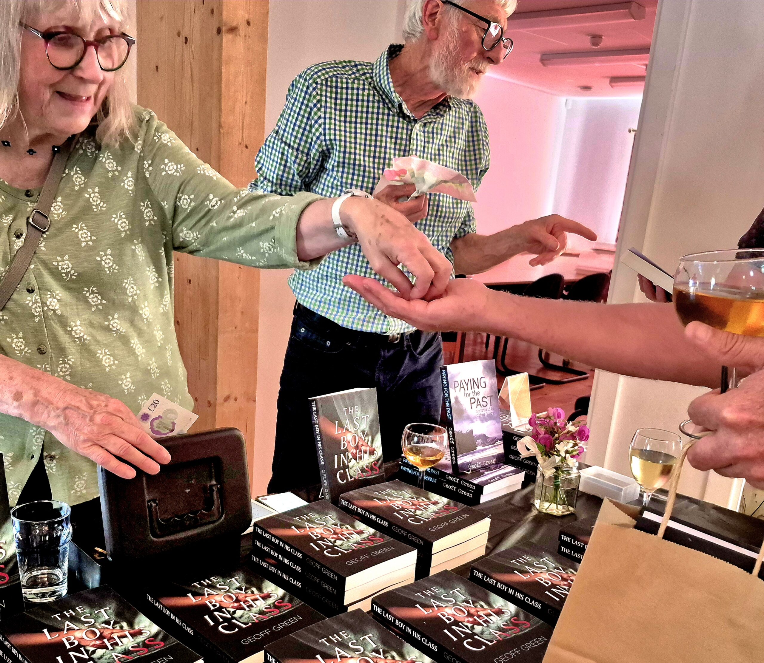 The Last Boy in His Class Sara and Rob of The Steyning Book Shop, host the event at Ashurst Village Hall